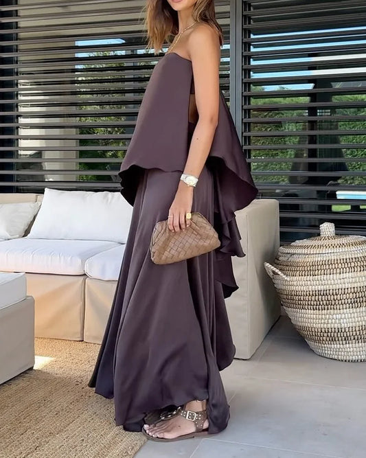 Alba - Layered skirt set