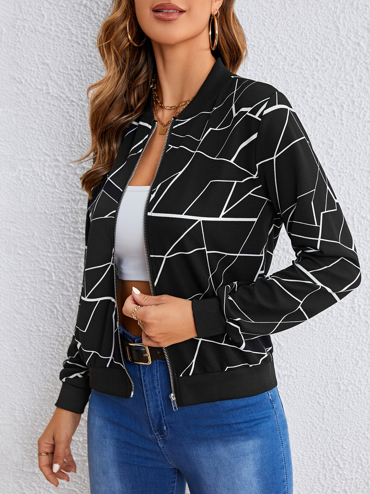 Carly Geometric Jacket