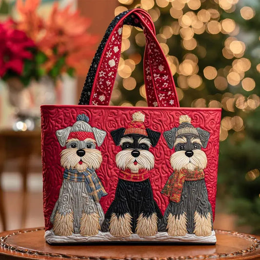 Artisan Tote Bag - Trio of Schnauzers