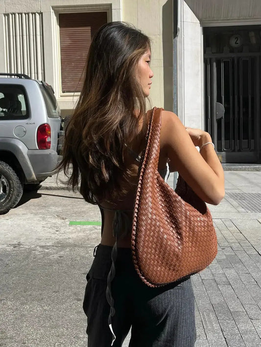 Amelia - Woven Shoulder Bag