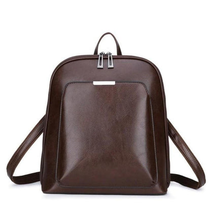 Saskia – Classic Double Zipper Backpack