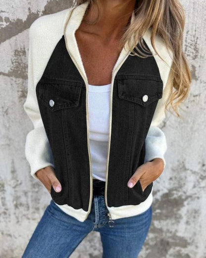 ANIDIA - Modern denim fabric jacket
