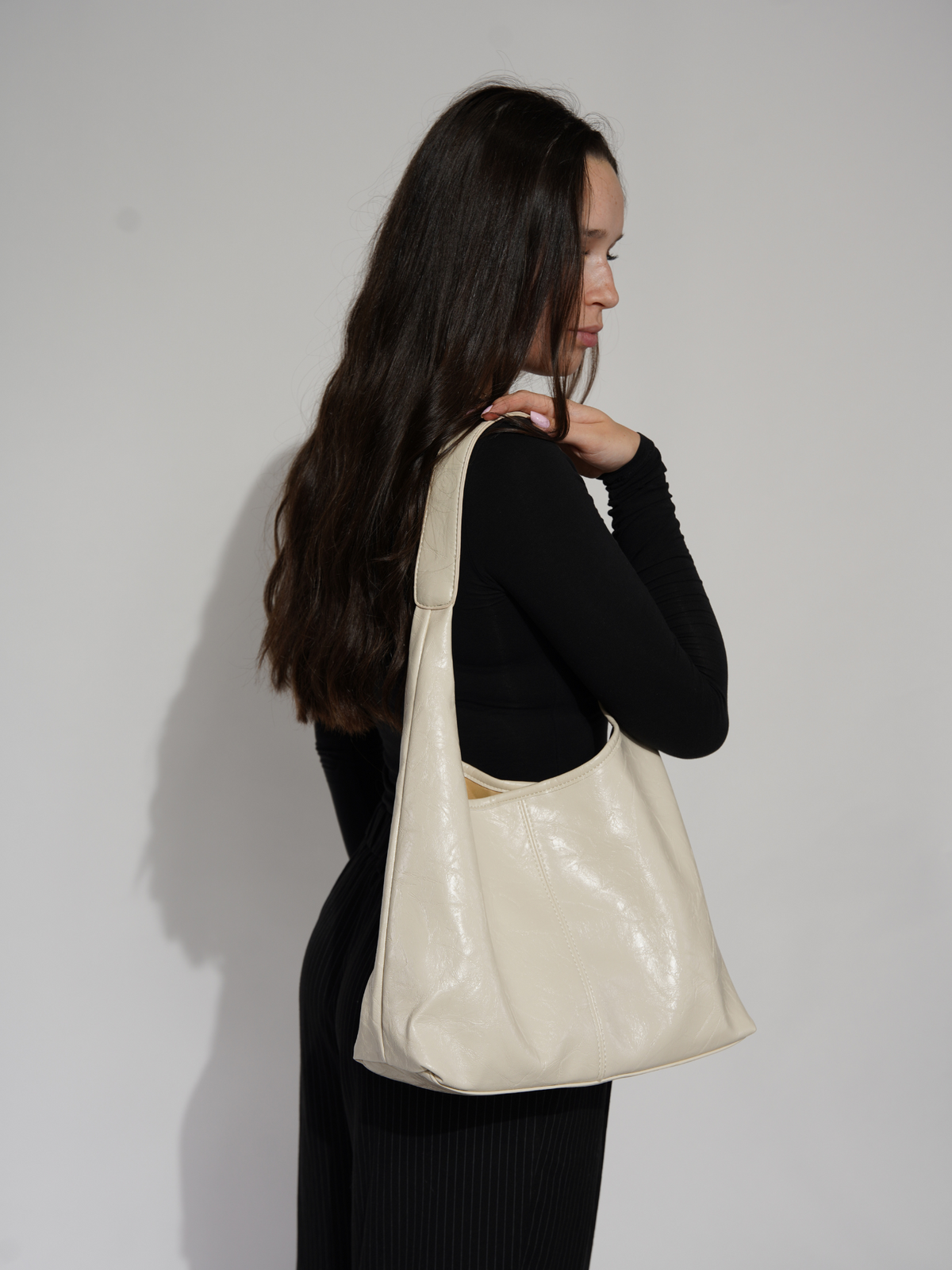 Aurelia Distressed Leather Tote