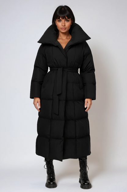 Elowen | Long Quilted Winter Coat