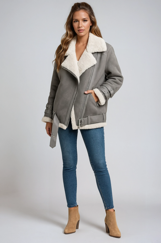 Margaux | Classic Winter Pilot Jacket
