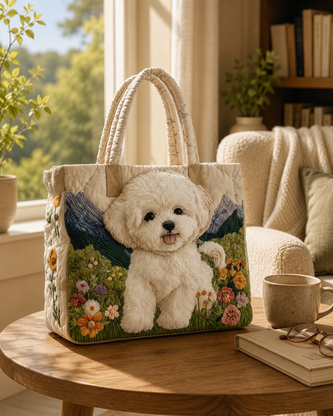 Artisan Quilted Bag - Enchanted Dog