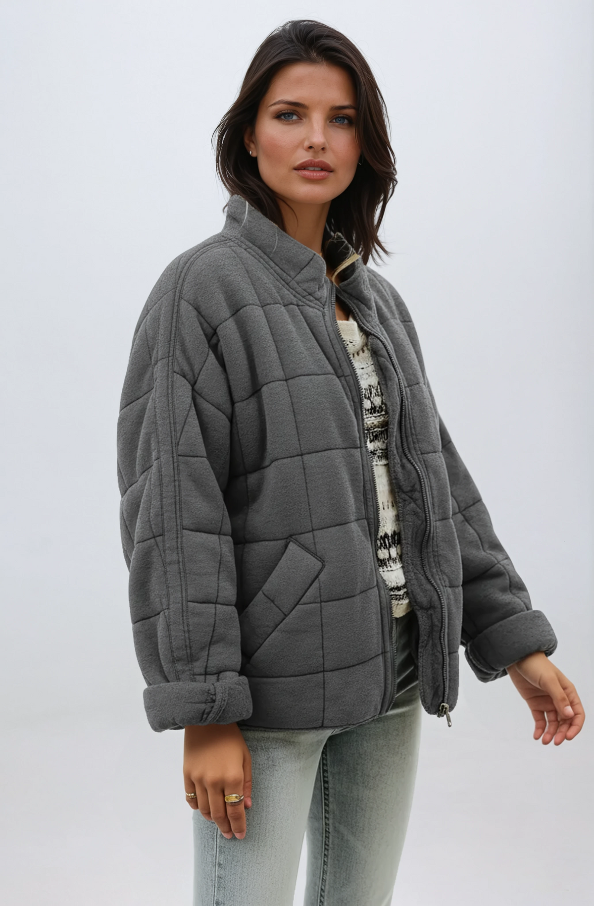 Juliette | Oversized Quilted Coat