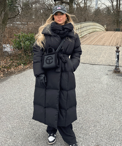 Elowen | Long Quilted Winter Coat