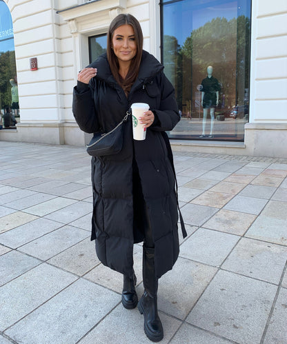 Elowen | Long Quilted Winter Coat