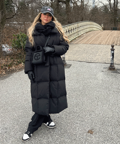 Elowen | Long Quilted Winter Coat