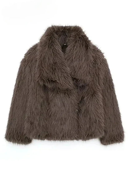Aurora Luxe Faux Fur Coat