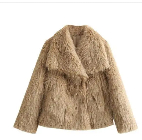 Aurora Luxe Faux Fur Coat