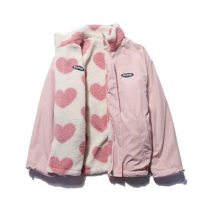 Amara | Reversible Heart-Detail Jacket