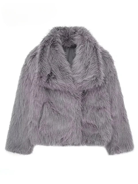 Aurora Luxe Faux Fur Coat