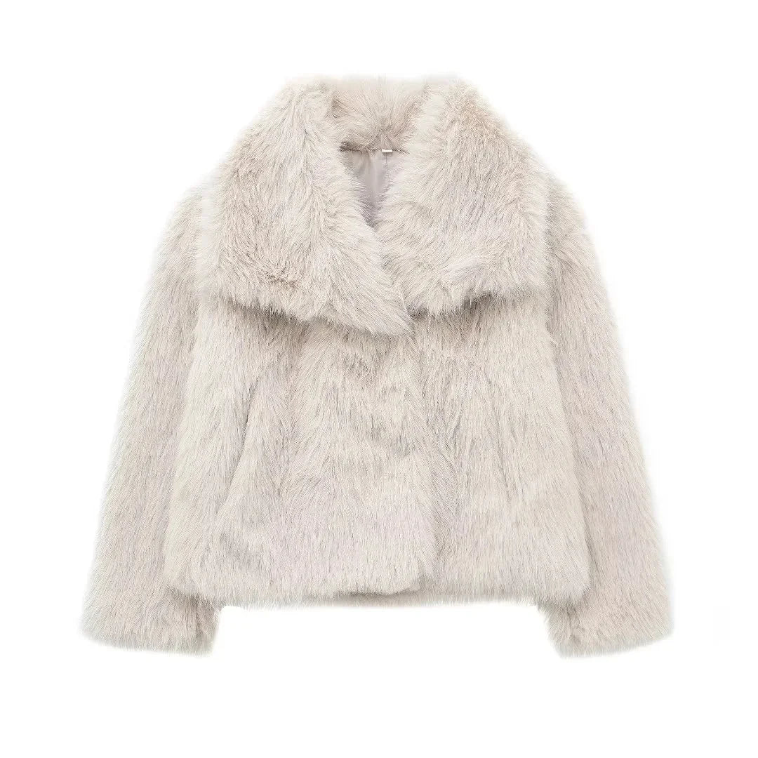 Aurora Luxe Faux Fur Coat