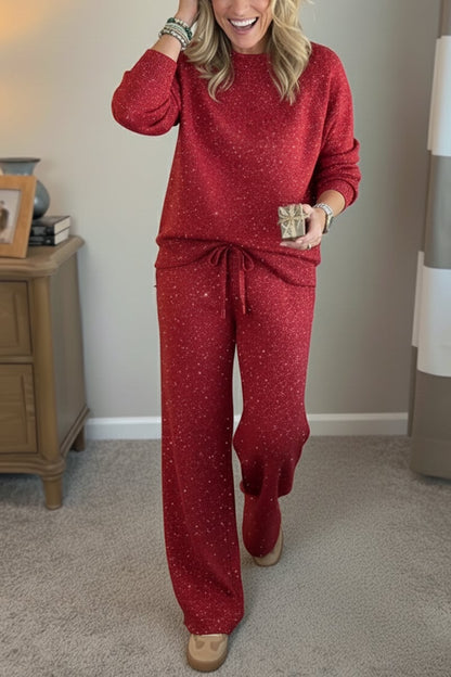 Viviana - Gloss Finish Casual Set