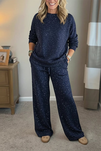 Viviana - Gloss Finish Casual Set