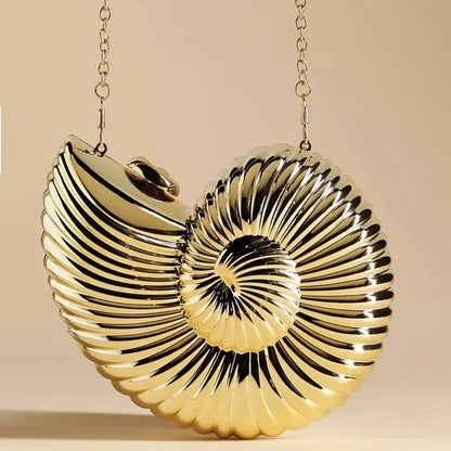 Ariel Shell Clutch Bag