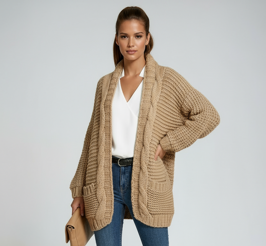 Amara | Knitted Long Sleeve Cardigan