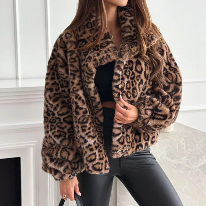 Leona - Luxury Leopard Coat
