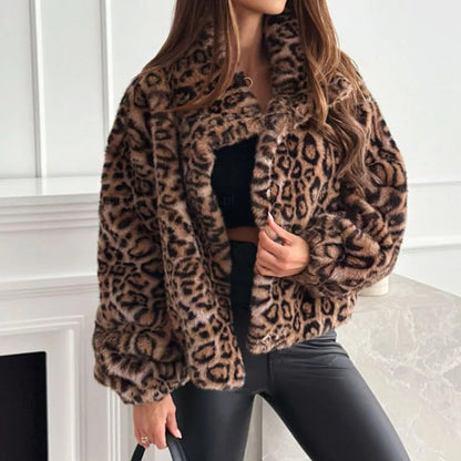 Leona - Luxury Leopard Coat