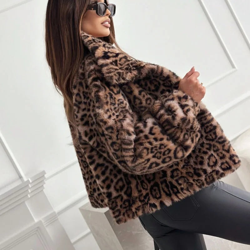 Leona - Luxury Leopard Coat