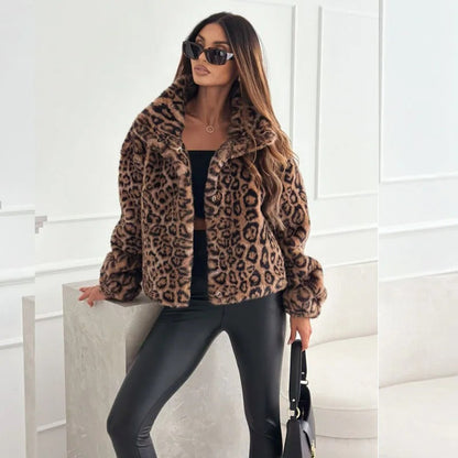 Leona - Luxury Leopard Coat